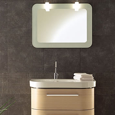 Отделка туалетной комнаты: зеркало для ванной комнаты с подсветкой