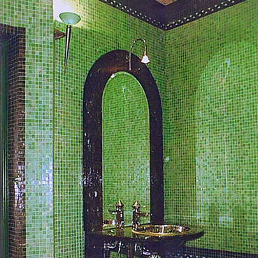 Дизайн плитки в ванной комнате: плитка для ванной мозаика