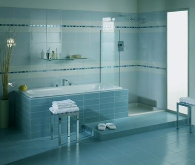  Интерьер ванной комнаты с плиткой Imola Ceramica Aliante
